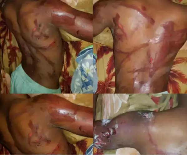 FUTO Military Outfit Brutalize Male Student Falsely Accused Of Stealing